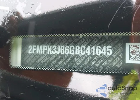 2016 Ford Edge Sel из США, поврежденный, VIN 2FMPK3J86GBC41645